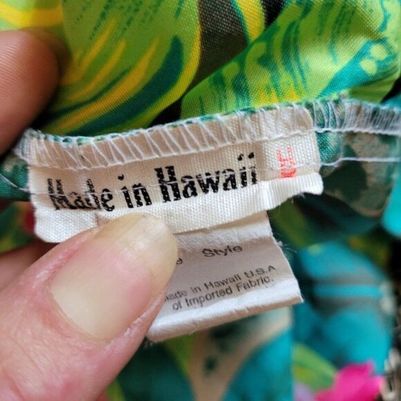 Vintage Beach Coverup Hawaiian Hibiscus Tropical Floral Wrap Dress Convertible - Picture 5 of 6